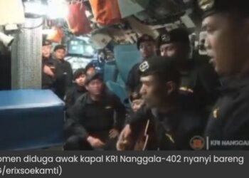 Haru! Momen Diduga Awak KRI Nanggala-402 Nyanyi Bareng Sebelum Tenggelam