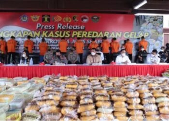 Polri Ungkap Peredaran 2,5 Ton Sabu, Belasan Juta Jiwa Terselamatkan