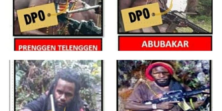 Ini Tampang 4 Anggota KKB Pembakar Helikopter di Bandara Ilaga Papua