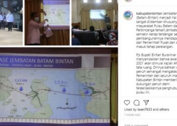 Proyek Jembatan Batam-Bintan Bakal Ditawarkan Swasta Tahun Ini