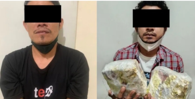 Polda Kepri Tangkap Dua Orang Tersangka BD Sabu