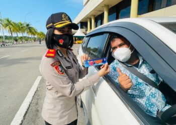 Serdik Sespimmen Polri Dikreg ke- 61, Kompol Yunita Stevani, SIK,MSi Mengajak dan Menghimbau Masyarakat Untuk Tidak Mudik, Sayangi Keluarga Kita dari Ganasnya Covid 19