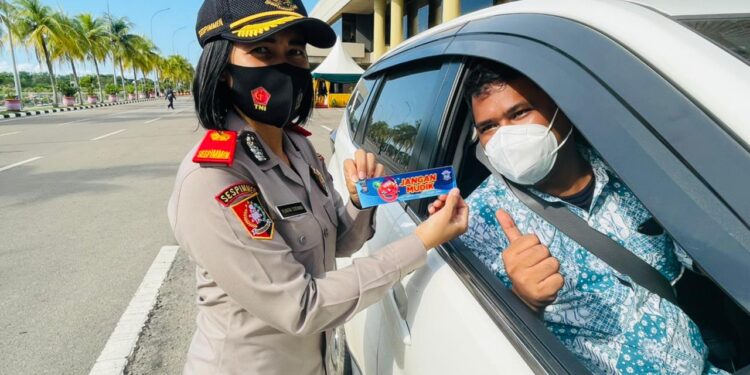 Serdik Sespimmen Polri Dikreg ke- 61, Kompol Yunita Stevani, SIK,MSi Mengajak dan Menghimbau Masyarakat Untuk Tidak Mudik, Sayangi Keluarga Kita dari Ganasnya Covid 19