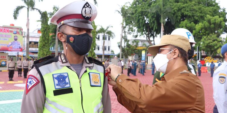 Polres Karimun Gelar Apel Pasukan Operasi Ketupat 2021