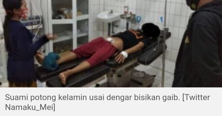 Hilang Masa Depan, Potong Kelamin Gegara Bisikan Gaib, Pria Ini Pamer ke Istri