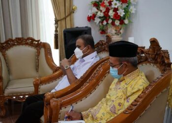 Ketua DPRD Karimun Bersama Bupati Terima Kunjungan BPK Kepri