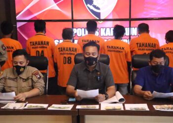 10 Orang Diamankan Tim Bison Satreskrim Polres Karimun dalam Operasi Premanisme dan Saber Pungli