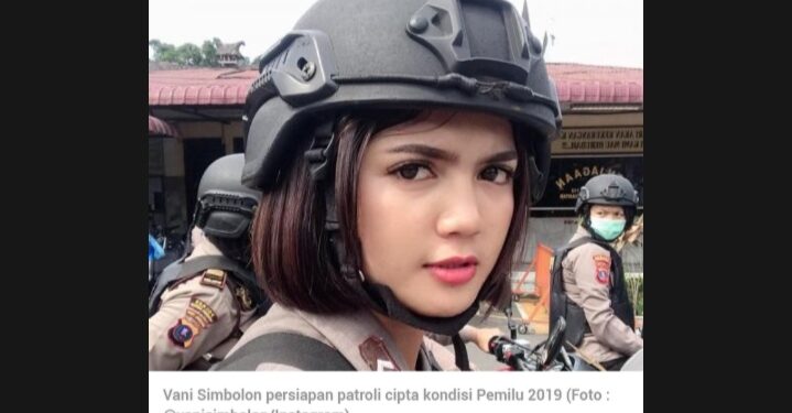 Inilah Polwan Cantik Briptu Vani Simbolon yang Buat Hotman Paris Hutapea Meleleh