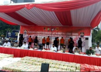 1,129 Ton Sabu Jaringan Timur Tengah Diungkap Polisi, Para Pelaku Terancam Hukuman Mati