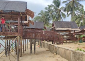 Cegah Abrasi PT Timah Pasang Tanggul Talud Penahan Abrasi