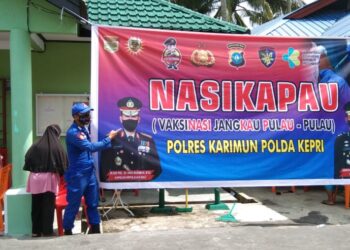 Percepatan Vaksin Covid 19, Polres Karimun Bentuk NASI KAPAU, Apa Itu NASI KAPUA ?