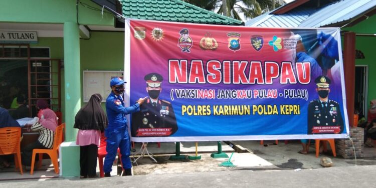 Percepatan Vaksin Covid 19, Polres Karimun Bentuk NASI KAPAU, Apa Itu NASI KAPUA ?