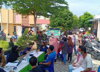 GM FKKPI Karimun Bersama TNI Ambil Peran Sukseskan Vaksinisasi Covid 19