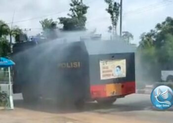 Cegah Penyebaran Covid 19, Warga Minta Polisi Lakukan Penyemprotan Disinfektan dua Kali Sehari