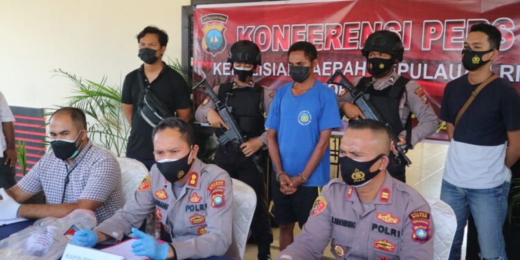 Satreskrim Polres Bintan dan Polsek Gunung Kijang Tangkap Pelaku Pembunuhan yang Menebas Leher Korban Pakai Parang