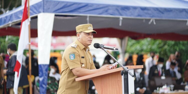 Pesan Bupati Lingga Kepada 75 Kades Yang di Lantik