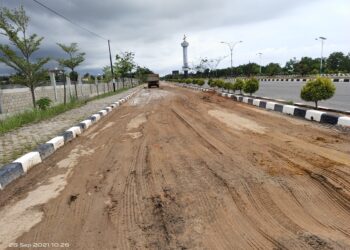 Aktifitas Penimbunan Merusak Jalan Coastal Area, Pengurus Soleh Akui Akan Kami Perbaiki dan Sudah Ada Komitmen Dengan Pihak PU