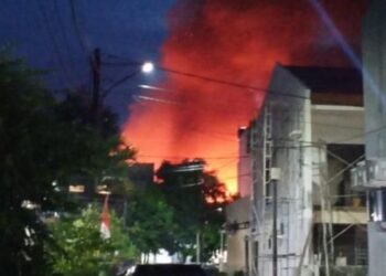 26 Rumah di Perumahan Baloi Mas Batam Hangus Terbakar