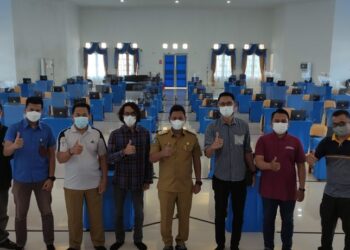 Pastikan Kesiapan Tes CASN 2021, Wabup Lingga Doakan Peserta Peroleh Hasil Maksimal