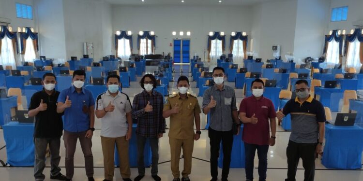 Pastikan Kesiapan Tes CASN 2021, Wabup Lingga Doakan Peserta Peroleh Hasil Maksimal