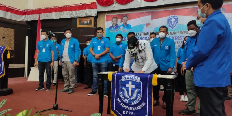 Pelantikan DPC GAMKI Karimun Masa Bakti 2021 – 2024