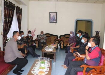 Kapolres Karimun Minta Ketua LAM Kampanyekan Prokes  5M ke Anggotanya