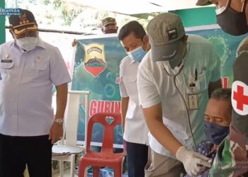 Pemda Karimun dan Kodim 0317 TBK Gelar Vaksinasi Mobile