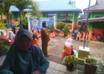 PTM Tingkat SMA/SMK, SMP dan SD di Moro Berjalan Lancar