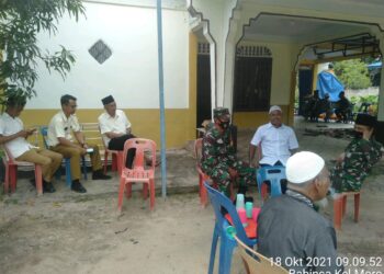 Kodim 0317/TBK  Melayat Warga Yang Terkena Sengat Listrik Di Moro