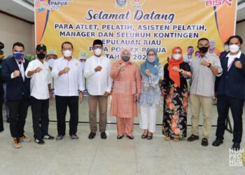 Dengan Prokes 5M , Wagub Kepri Sambut Kontingen Kepri