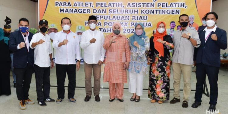 Dengan Prokes 5M , Wagub Kepri Sambut Kontingen Kepri