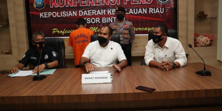 Polres Bintan Berhasil Tangkap Pelaku Curanmor, Pelaku Merupakan DPO Polres Tanjung Pinang