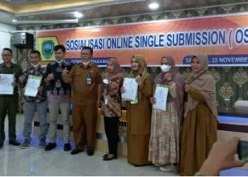 Dinas DPMPSP Pasaman Adakan Pelatihan Aplikasi Online Single Submission