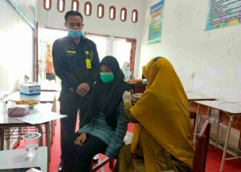 Siswa SMP N 2 Malampah 92 Persen Sudah Di Vaksin