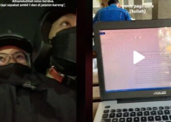 So Sweet! Sepasang Kekasih Jadi Kurir Antar Makanan Online, Seminggu Dapat 1 Juta