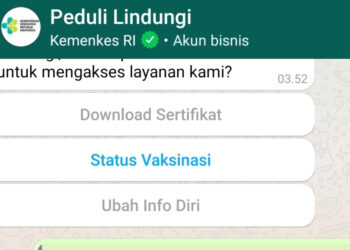 Gampang! Sertifikat Vaksin Kini Bisa Diunduh Via Whatsapp