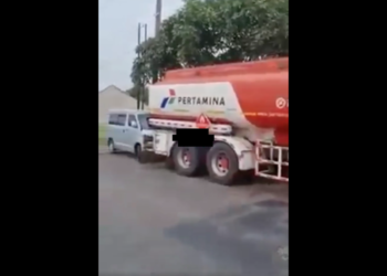 Wow! Keseringan Truck Pertamina “ Pipis “ Di Jalan Pertamina Beri Sanksi Tegas
