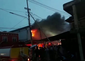 Kronologi Kebakaran Hanguskan Minimarket Di Natuna, Sempat Terdengar Ledakan