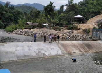 Jaringan Irigasi Batang Sontang Aliri Puluhan Hektar Sawah Dan Kolam Ikan
