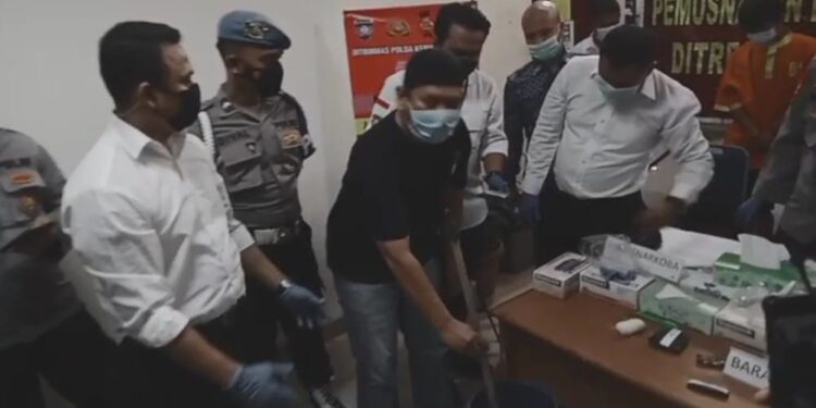 Ditresnarkoba Polda Kepri Musnahkan 1.697 Gram Narkotika Jenis Sabu