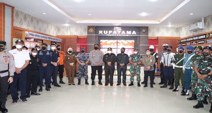 Apel Gelar Pasukan Operasi Lilin Seligi 2021 Di Polres Karimun.