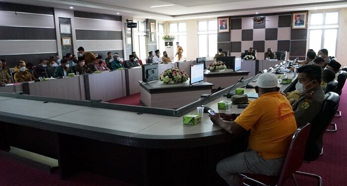 Jelang Nataru Tahun 2022, Forkopimda Kabupaten Karimun Gelar Rapat Koordinasi