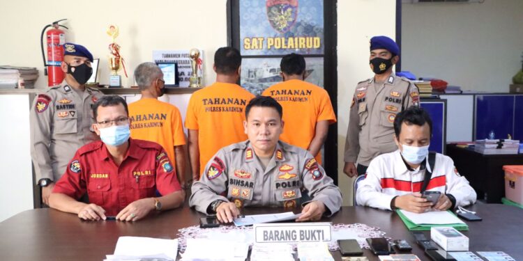 Satpolairud Polres Karimun Tangkap 3 Pelaku Rekrutmen PMI Ilegal Asal Lombok