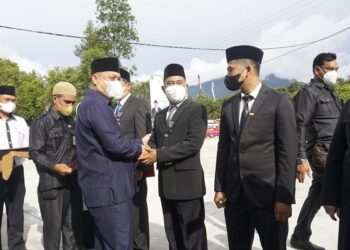 Jadi Pembina Upacara, Nizar Ucapkan Selamat Hari Amal Bhakti ke-76