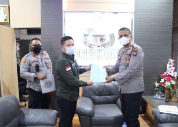 BPN Serahkan Sertifikat ke Polres Karimun, Pos Polisi di Enam Desa Sah Memiliki Sertifikat