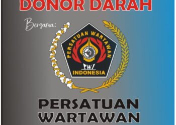 HPN, PWI Karimun Gelar Baksos Donor Darah