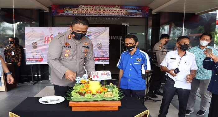 Kapolres Karimun Gelar Tasyakuran Hari Pers Nasional Tahun 2022