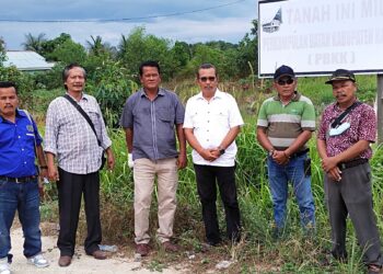 Ketua DPRD Karimun Tinjau Lahan Pembangunan Sekretariat PBKK