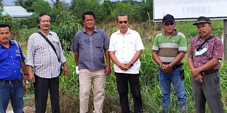 Ketua DPRD Karimun Tinjau Lahan Pembangunan Sekretariat PBKK