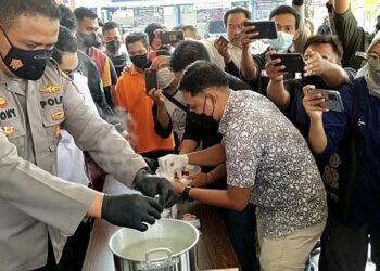 Polres Karimun Selamatkan 2.332 Jiwa Warga Karimun Lewat Pemusnahan Sabu 583,16 Gram